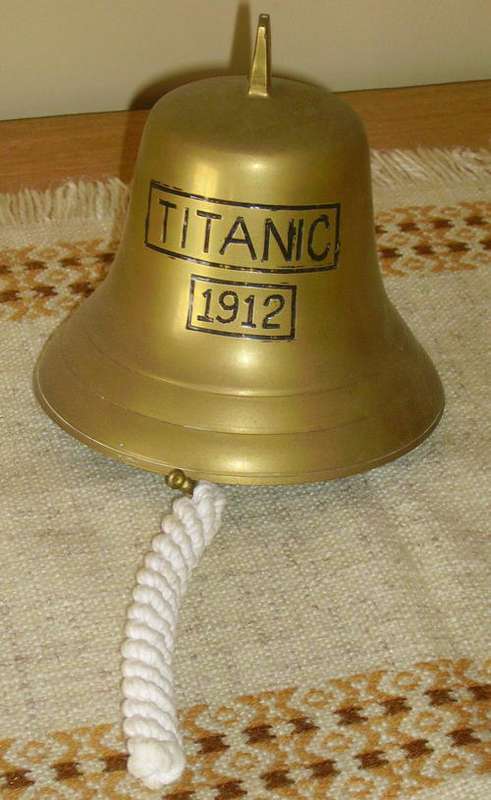 Ship's Bell - Solid Brass - with professional pleated Ringing tail and shackle - gorgeous ring!