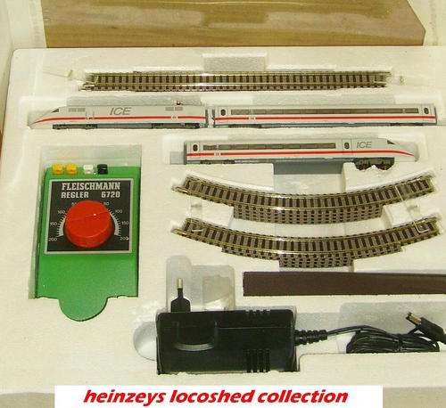 N gauge ICE InterCityExpress Starter Set by Fleischmann (#9382) top condition - 7D money-back g'tee!