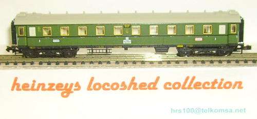 N gauge PASSENGER COACHES DRG/DB post-WW2 med-long distance - TOP CONDITION N926