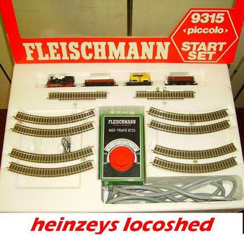 N gauge Complete Starter Set 9315 by Fleischmann, top condition, 7 day money-back guarantee!
