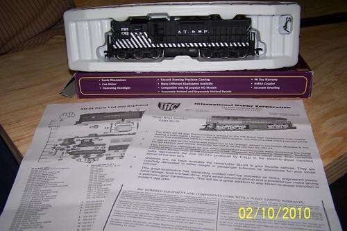 IHC SD24 Diesel locomotive in "Zebra Stripes"