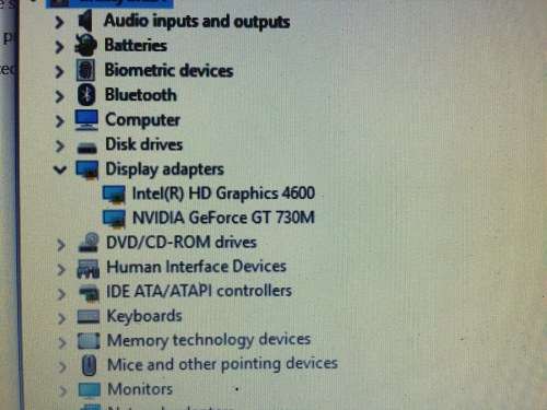 Lenovo T540p NVIDIA GeForce GT 730M GPU