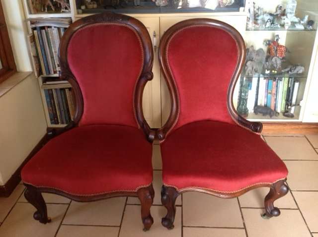 Late Victorian Parlour chairs (circa 1880)