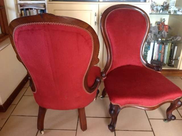 Late Victorian Parlour chairs (circa 1880)