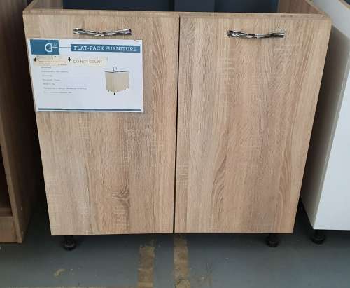 Sink Mask 2 Door Cabinet - Sonoma Oak