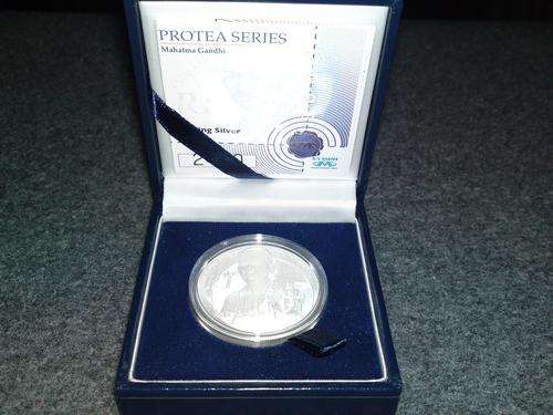 2008 Mahatma Gandhi Silver (Protea Series) - Limited Only 6000 Minted