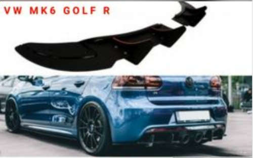 VW GOLF 6R MAXTON DESIGN REAR DIFFUSER ***PLASTIC***