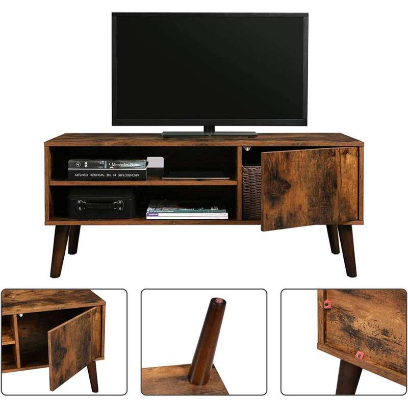 TV Stand Rustic Brown