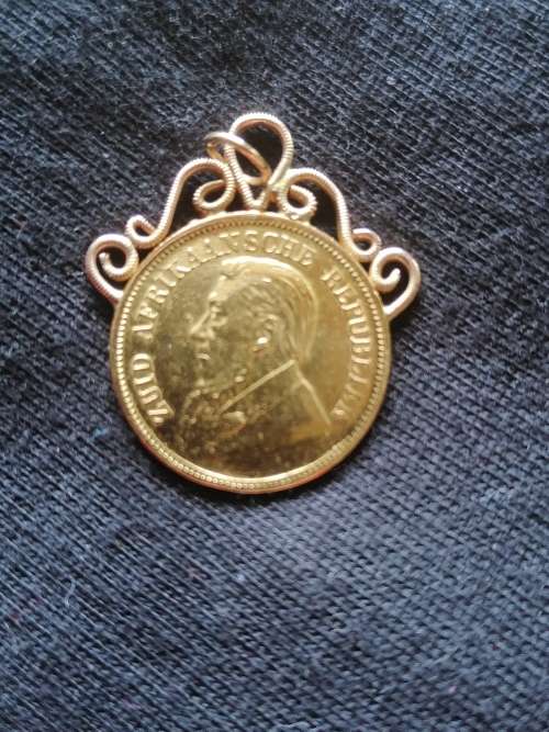 1895 ZAR 22ct Gold Half pond