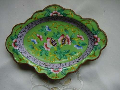 Cloisonne Oval Dish