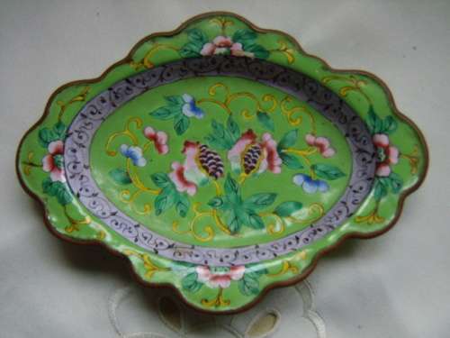 Cloisonne Oval Dish