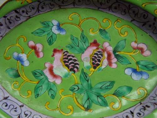 Cloisonne Oval Dish