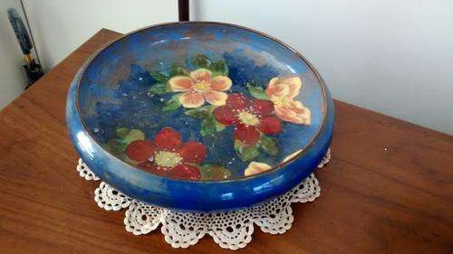 Royal Doulton Rimmed Bowl -  Wild Rose Pattern ***Hand Painted Unique Piece***