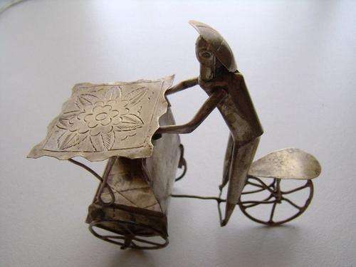 Oriental Yogya Style Bicycle Figurine