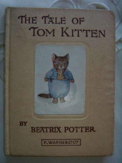 Beatrix Potter "The Tales of Tom Kitten"  +50years old - Colour Picture on Cover - 14 x 10 cm