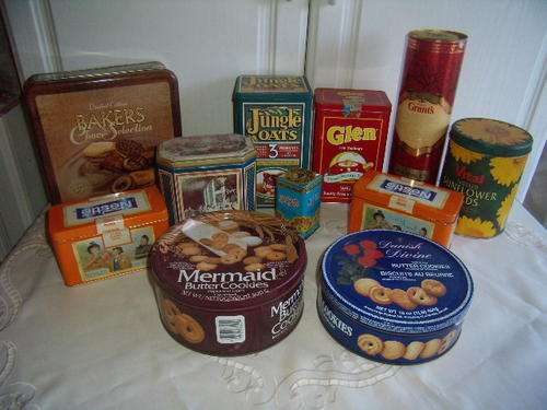 Collection 10 Name Brand Collectable Tins