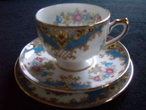 Shelley Blue Sheraton - Ely Shape  Trio - ***Excellent Condition***
