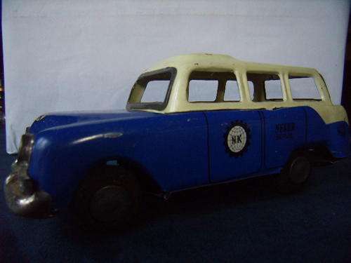 Tin Toy  " N.K. Sudan Car 1950's  *** Even place for the kitchen sink ***