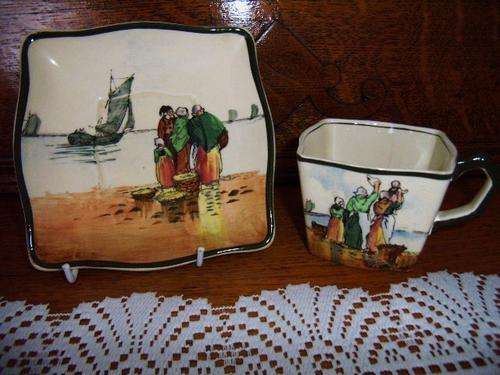 Vintage Royal Doulton Large Tea Cup & Saucer - Beautiful Display Item