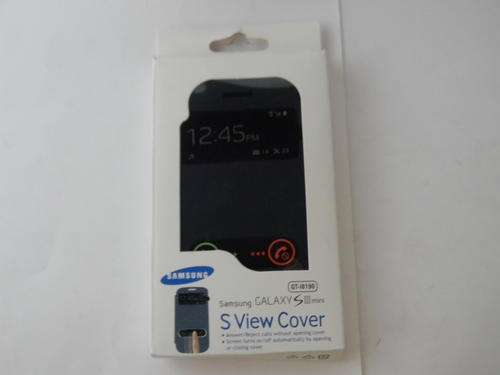 *** ORIGINAL DESIGN SAMSUNG GALAXY S3 MINI S VIEW POUCH *** NAVY BLACK COLOR
