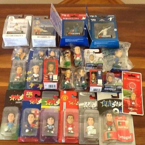 Ronaldo Messi Beckham career series soccer / football figurines / figures