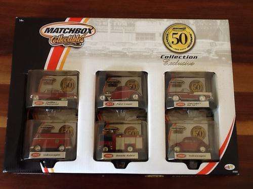 1:64 scale Matchbox 50th anniversary exclusive diecast set