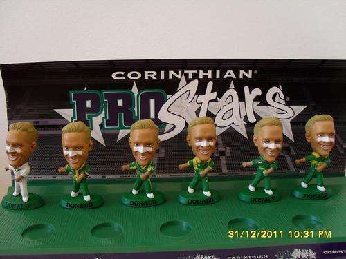 Allan Donald cricket career series. Shell Headliner PLUS 5 ODI repainted figures