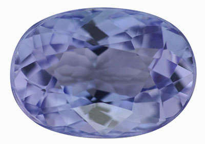 *100% Natural Tanzanite*0.99ct*Moderate-Intense Bluish Violet*Oval*VVS*GISA Certified*