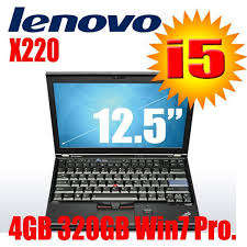 LENOVO ThinkPad X220 Intel Core i5-2540M 2.60GHz 12.5 ''4GB RAM,320GB HDD,WEBCAM