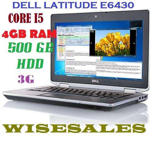 Dell Latitude E6430 i5-3230M @2.60ghz , 8GB RAM ,500GB HDD , 3G , Windows 7 Pro
