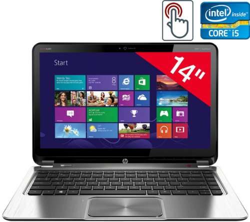 HP ENVY SLEEKBOOK 14, CORE I5-3337U, 4GB RAM ,500GB HDD ,TOUCH SCREEN