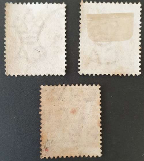 Ceylon postage stamps, featuring Queen Victoria and King George V