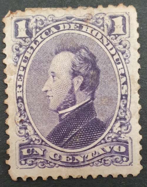 Honduras postage stamp, President Francisco Morazan, 1878