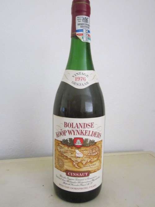 CINSAUT BOLANDSE KOOP WYNKELDERS 1976