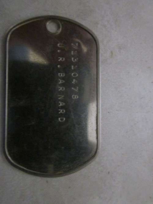 SA ARMY(SADF)  Original Dog Tag  Eighties SWA Border War