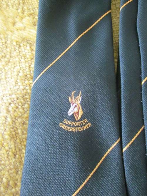 SPRINGBOK SUPPORTER ONDERSTEUNER TIE