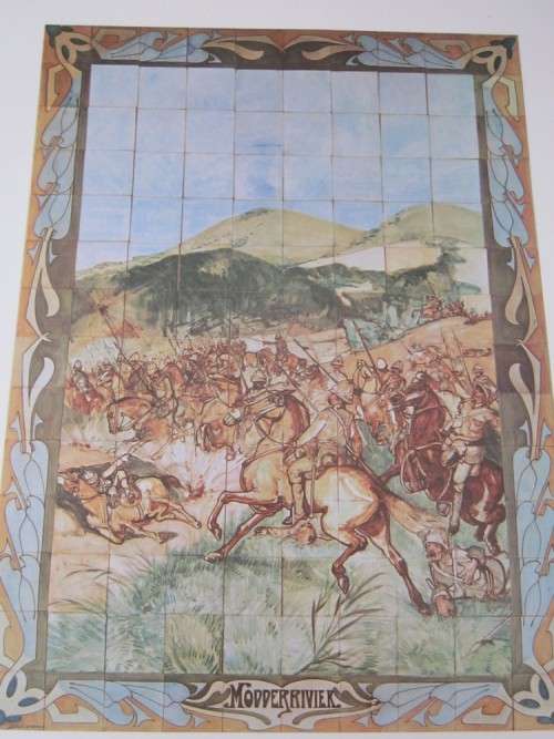 HISTORIC TABLEAUX ON TILES HISTORIESE TABLO'S OP TEëLS