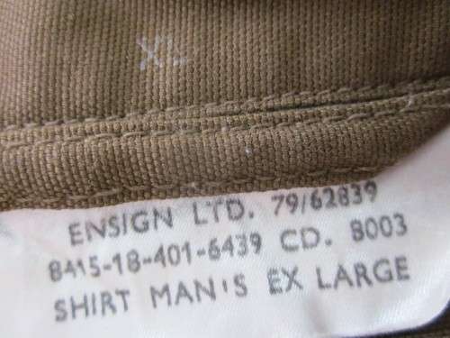 SADF Long Sleeve Brown Shirt 1979