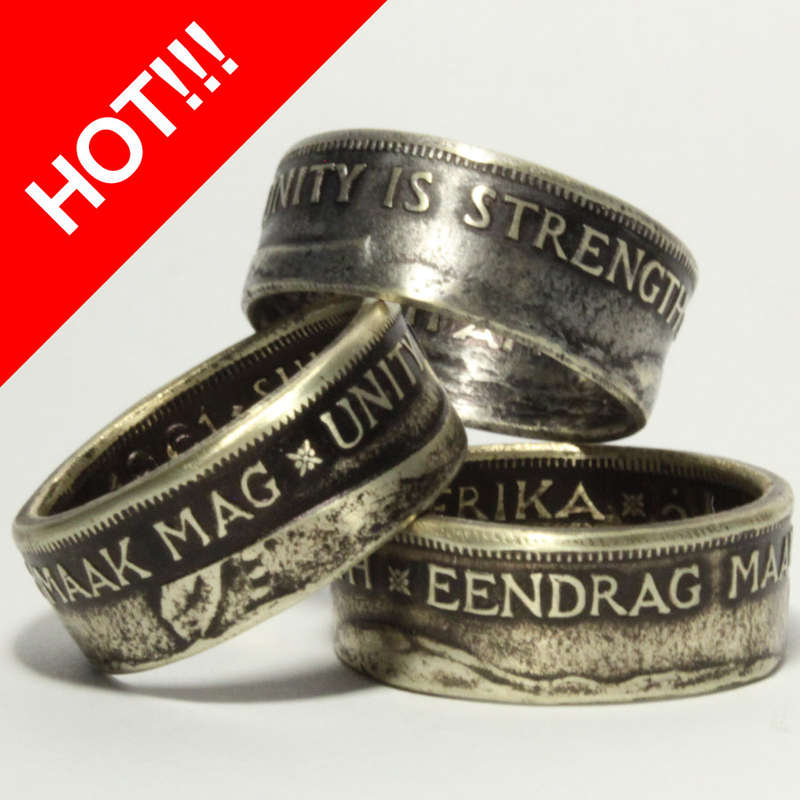 Eendrag Maak Mag - Unity Is Strength - Coin Ring - RSA - 1 Cent - 1c
