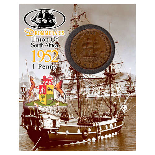 1952 - Union Of South Africa - One Penny - 1D