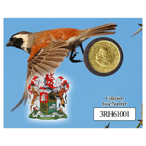 Republic Of South Africa Half Cent Coin Flip - Eendrag Maak Mag / Unity Is Strength - 1/2c 1961