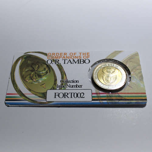 O.R. Tambo Centenary Five Rand Coin Flip Limited Edition - R5 2017 MS63-MS70 Potential