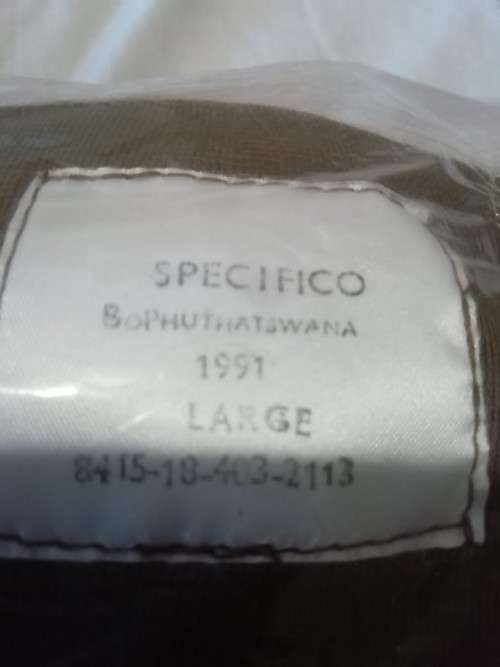 SADF surplus Warmcoats New Large