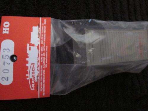 Grey HO-Scale Shipping Container