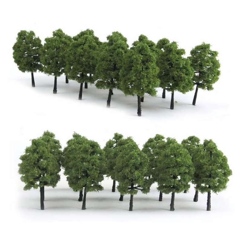 HO / N scale trees 5cm high