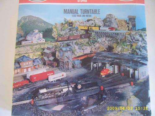 NEW MANUAL TURNTABLE N SCALE KIT
