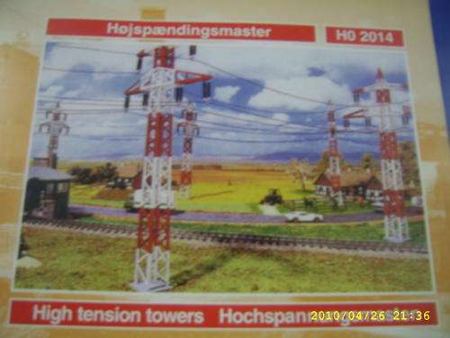 NEW HIGH TENSION TOWERS HO SCALE KIT