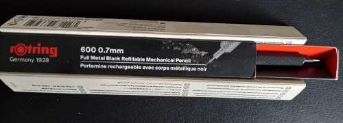 Rotring 600 mechanical pencil 0.7mm black