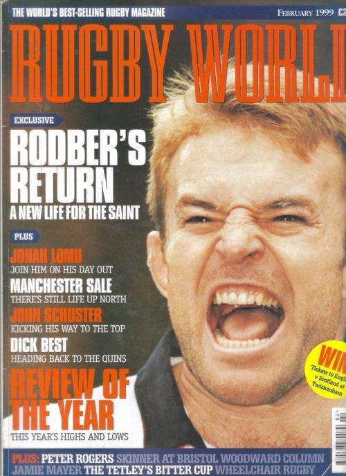 Rugby world February 1999 magazine