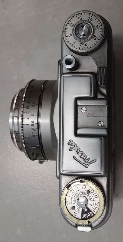 Franka Prontor SVS 35mm FILM Camera, Solidly built German make.